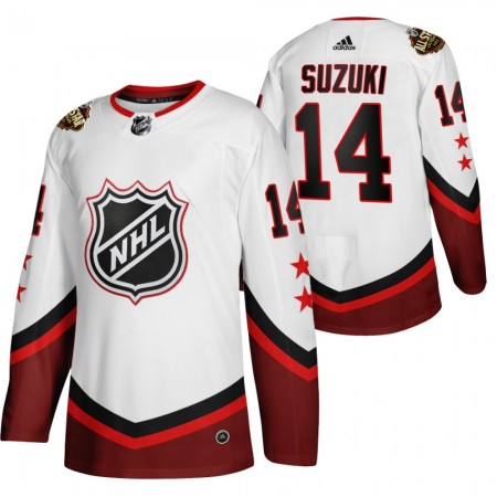Montreal Canadiens Dresy Nick Suzuki 14 2022 NHL All-Star Bílý Authentic - Pánské